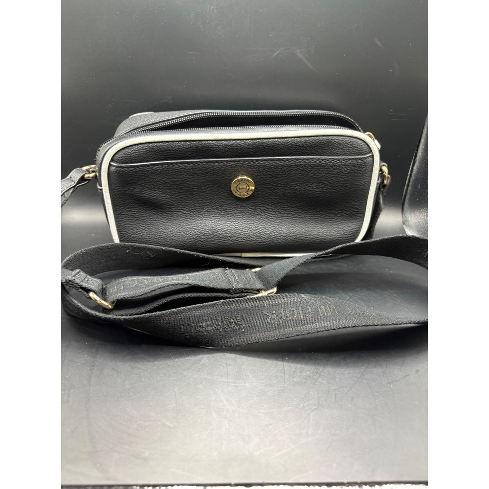 Tommy Hilfiger Camera Bag Crossbody Adjustable Strap‎ Black Purse